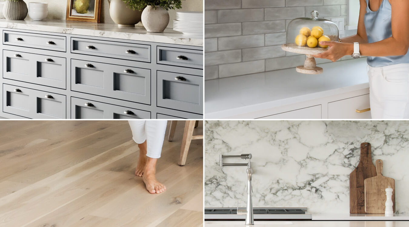 Flooring, Countertops, Backsplashes, & Cabinetry