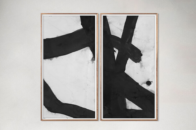 Abstract Wall Art for Modern Interiors | Kathy Kuo Home